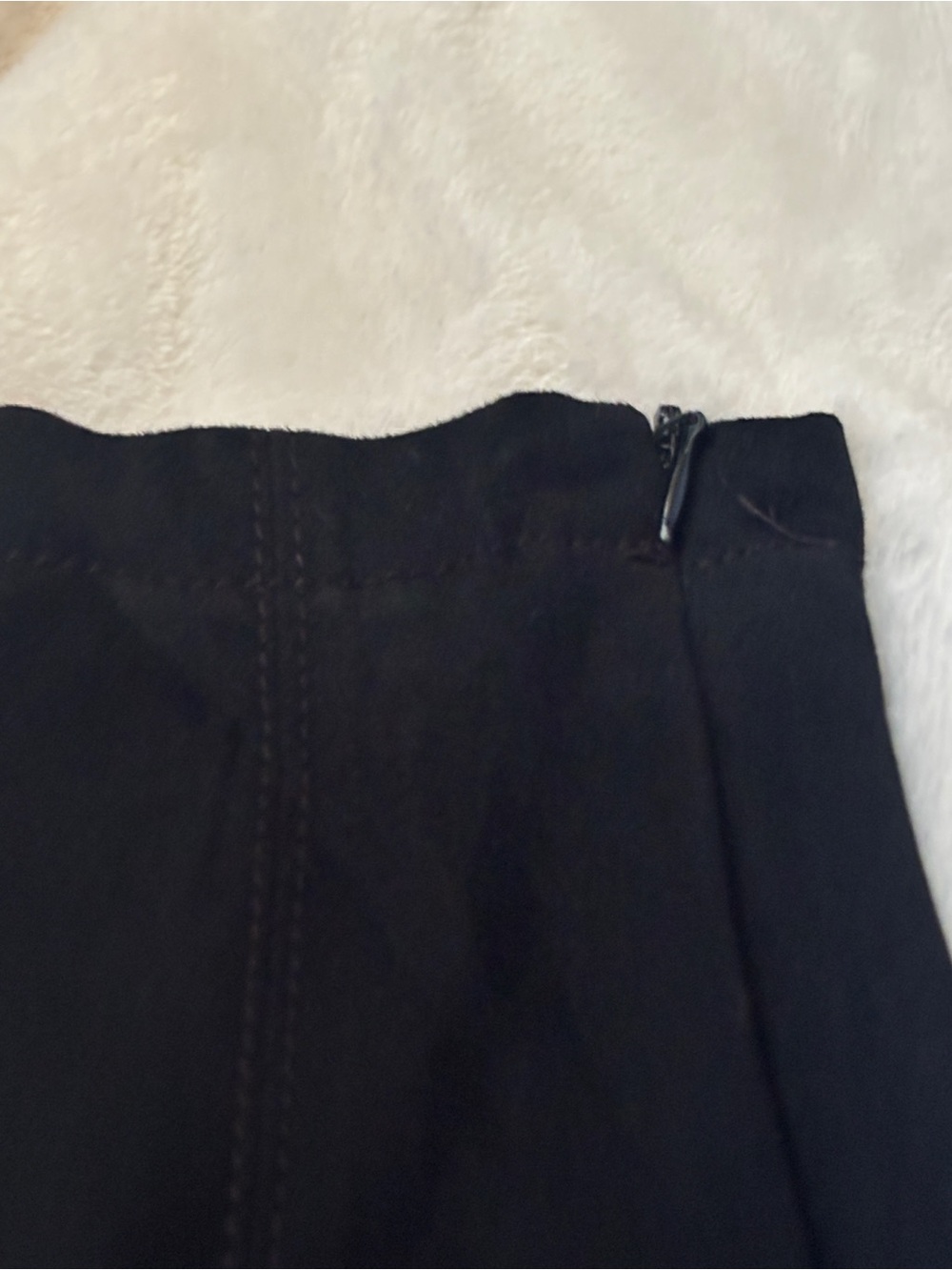 Zara Trafaluc Black High Waist Skinny Pants Side Zip Stretch Leggings Medium - Picture 5 of 8